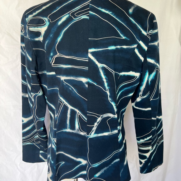 21- Vintage Alberto Makali Tie Dye Denim Jacket Size 10 - Picture 9 of 12